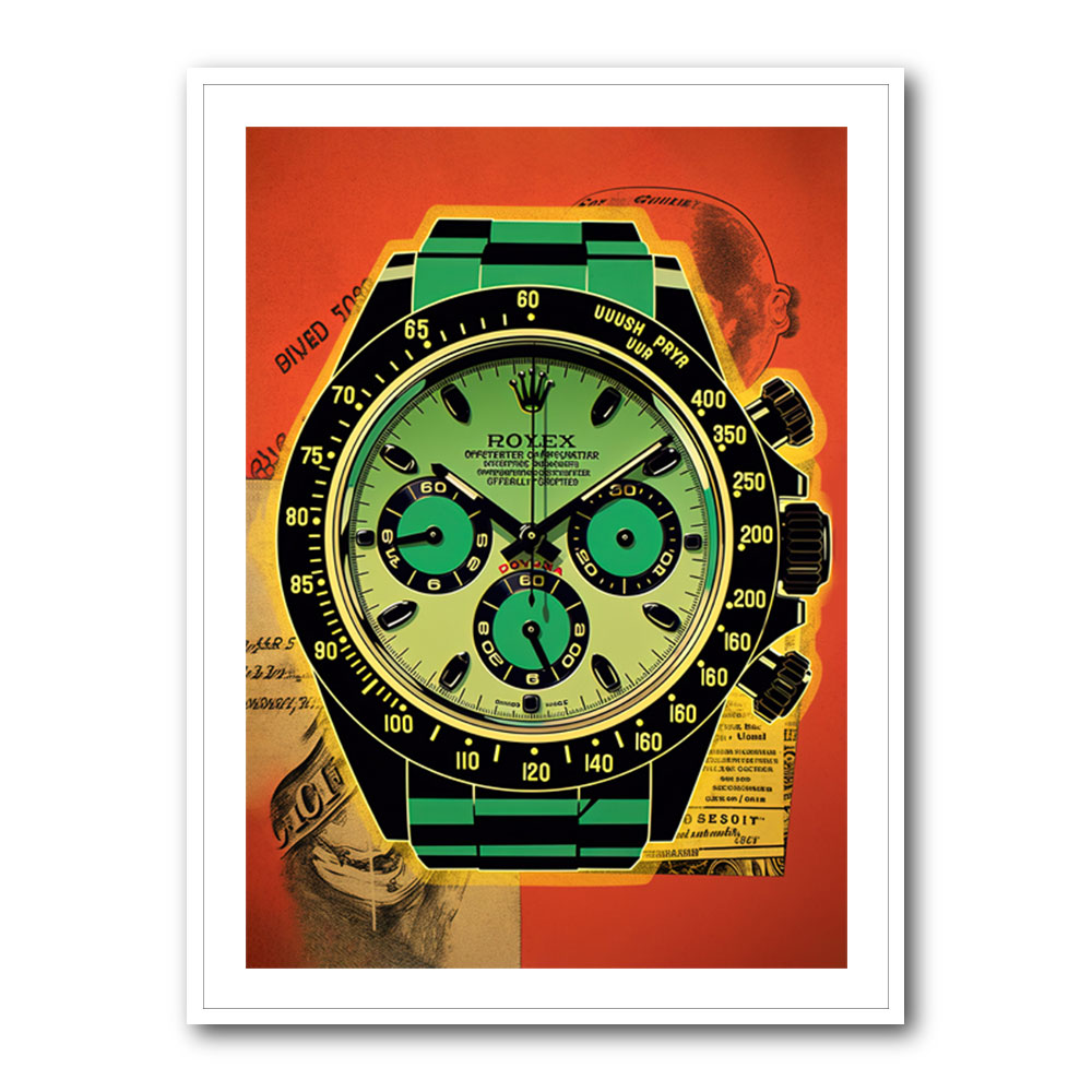 Rolex Daytona Pop Art Style 1 Wall Art